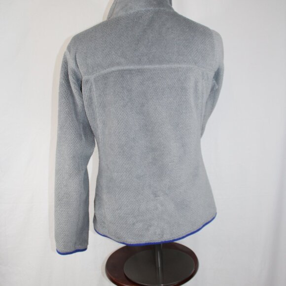 Patagonia Re-Tool Snap T Fleece Medium Gray Long Sleeve Pullover Chest Pocket - Picture 10 of 12
